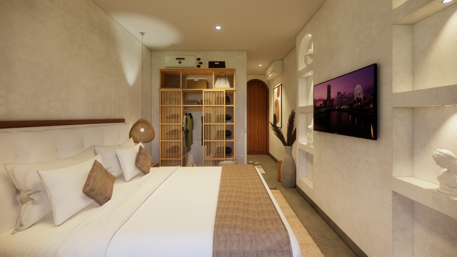 Villa Bliss master bedroom luxurious retreat