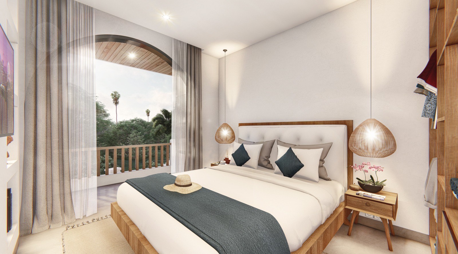 Villa Paradise executive master suite with premium amenities